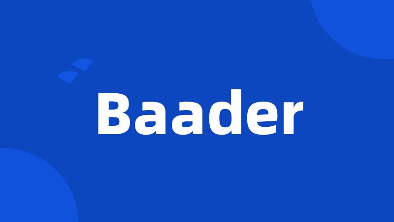 Baader