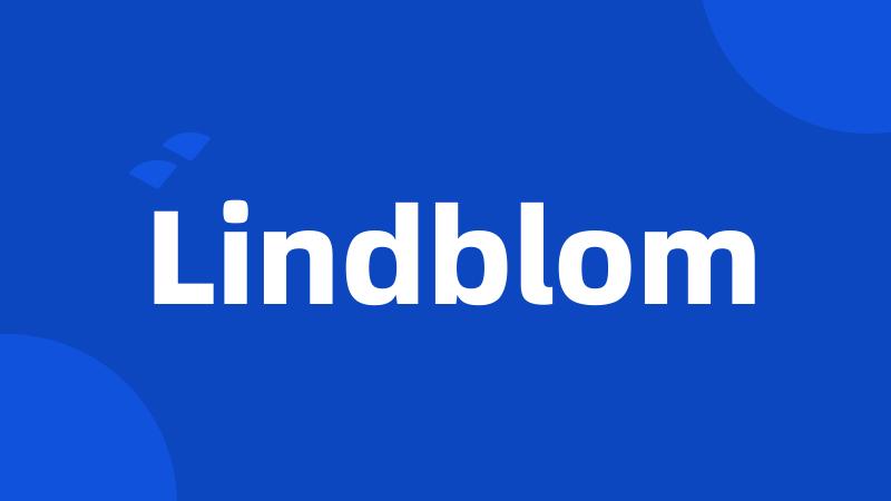 Lindblom