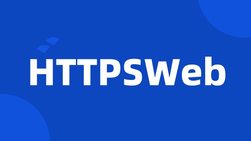 HTTPSWeb