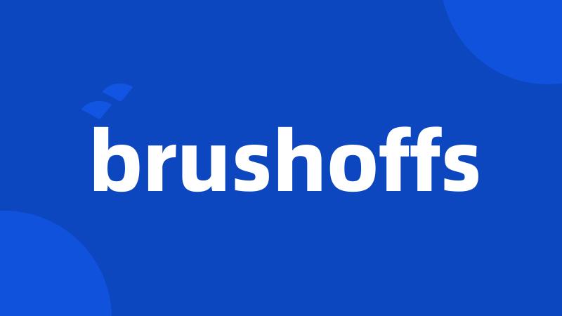 brushoffs