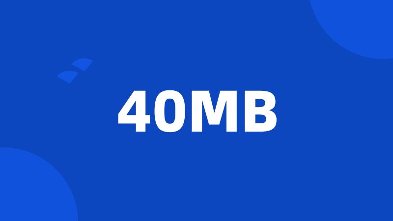 40MB