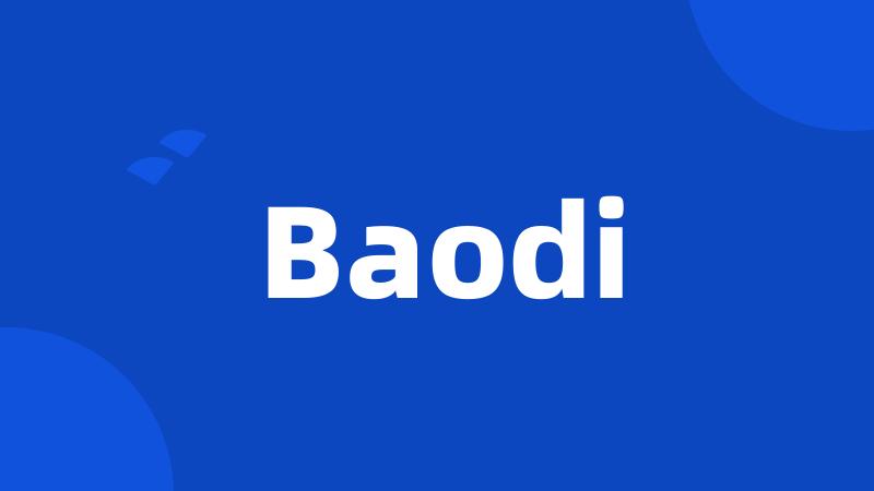 Baodi