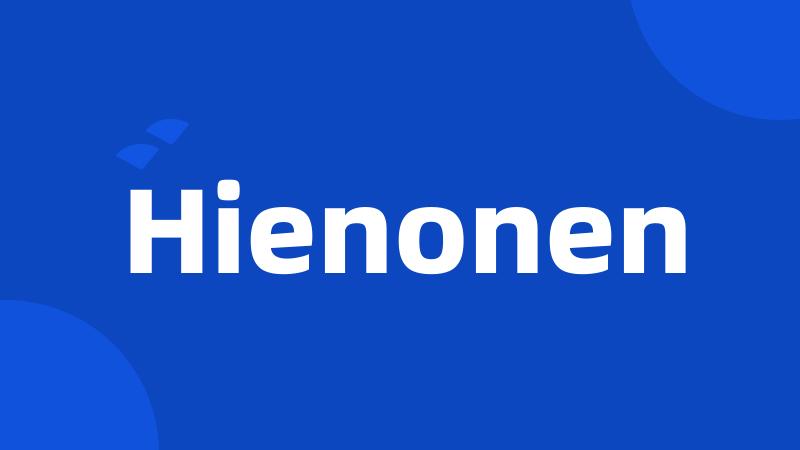 Hienonen