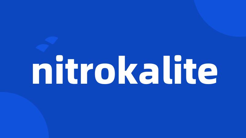 nitrokalite