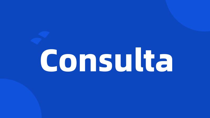 Consulta