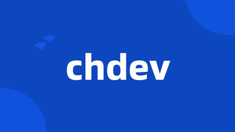 chdev