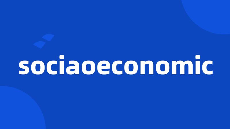 sociaoeconomic