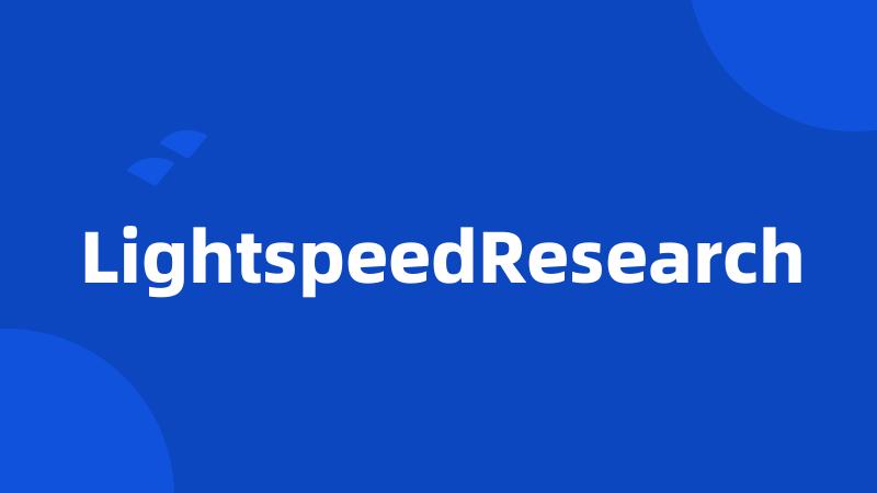 LightspeedResearch