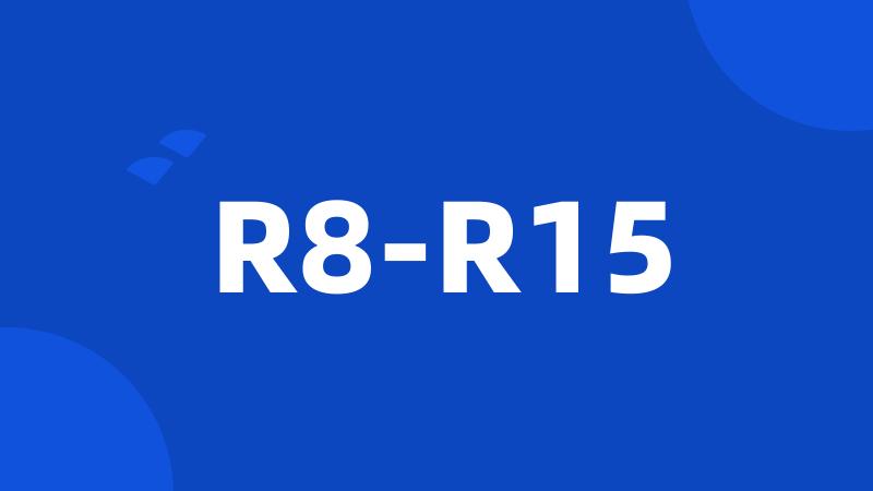 R8-R15