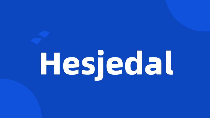 Hesjedal