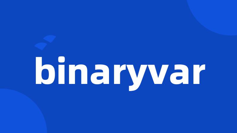 binaryvar