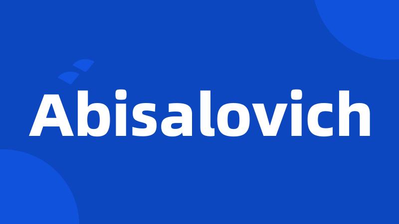 Abisalovich