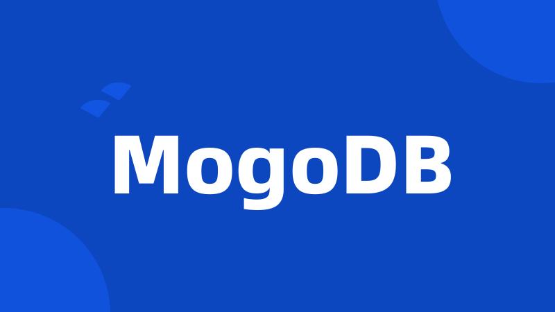 MogoDB