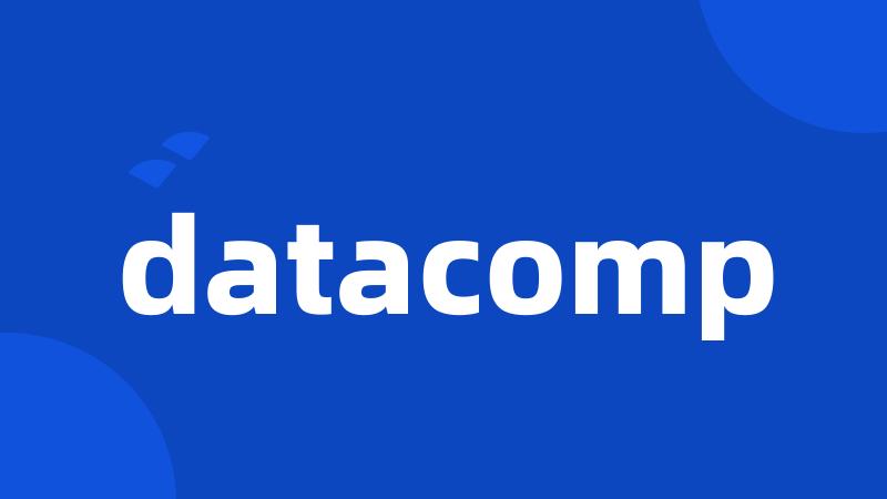 datacomp