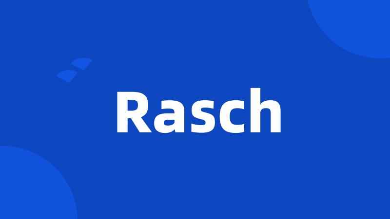 Rasch