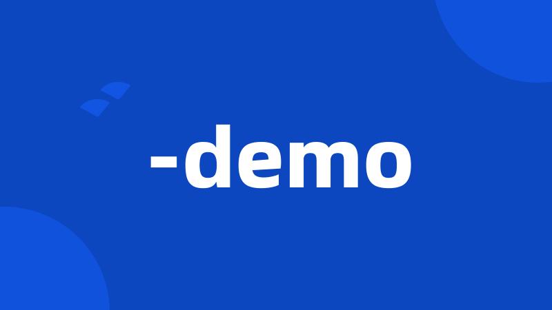 -demo