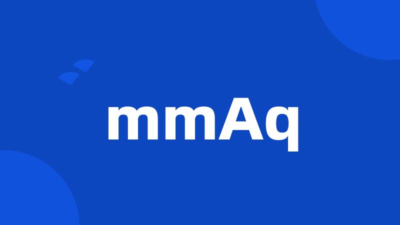 mmAq