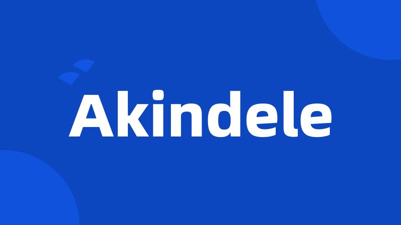 Akindele