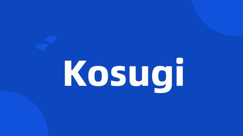 Kosugi