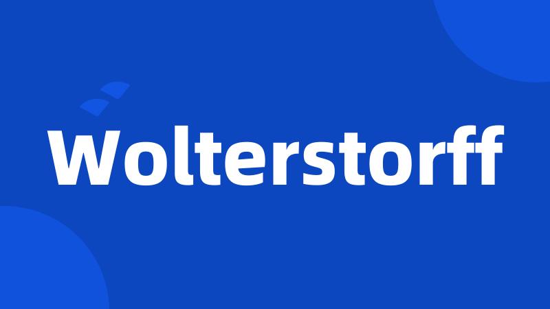 Wolterstorff