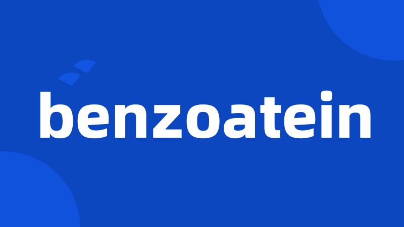 benzoatein