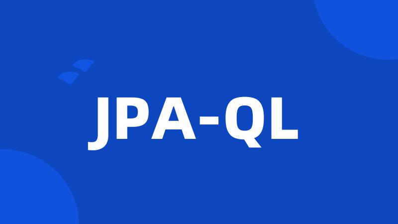 JPA-QL