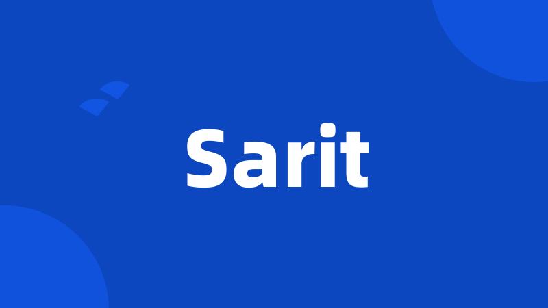 Sarit