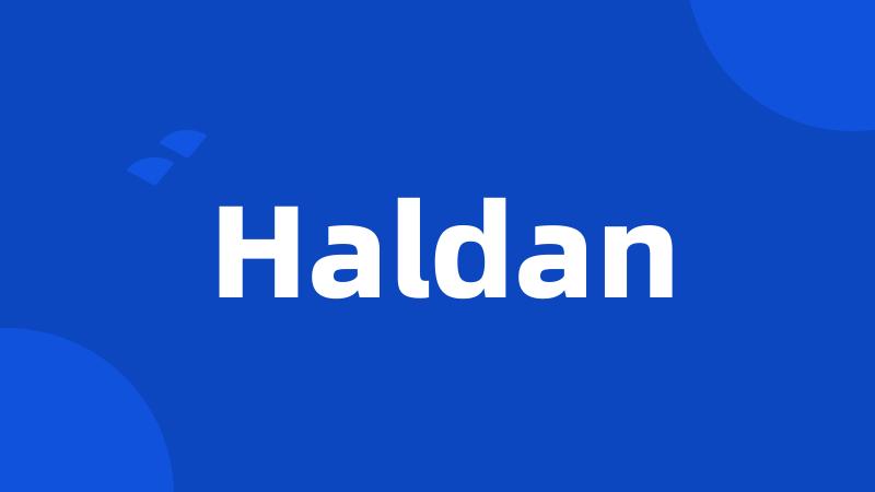 Haldan