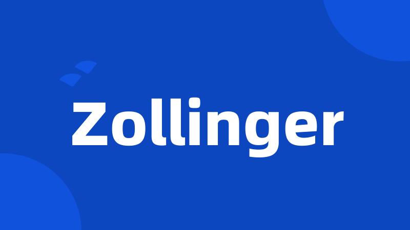 Zollinger