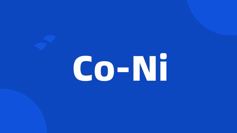 Co-Ni