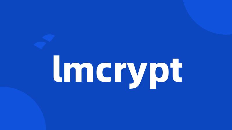 lmcrypt