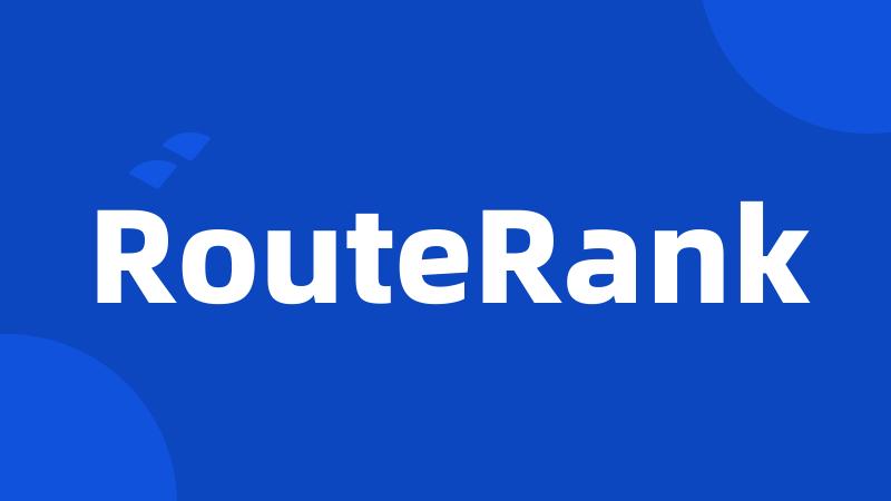 RouteRank