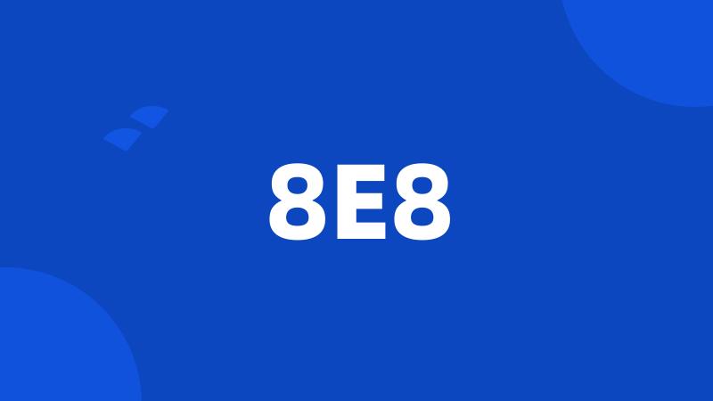 8E8