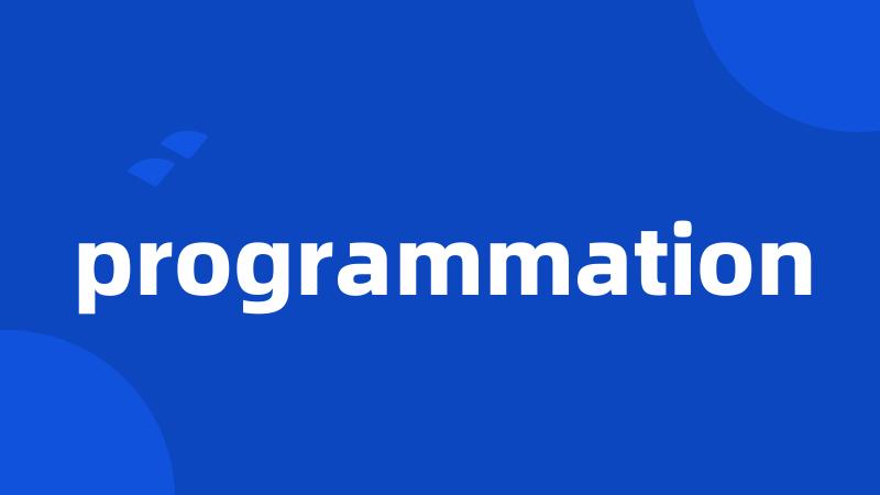 programmation