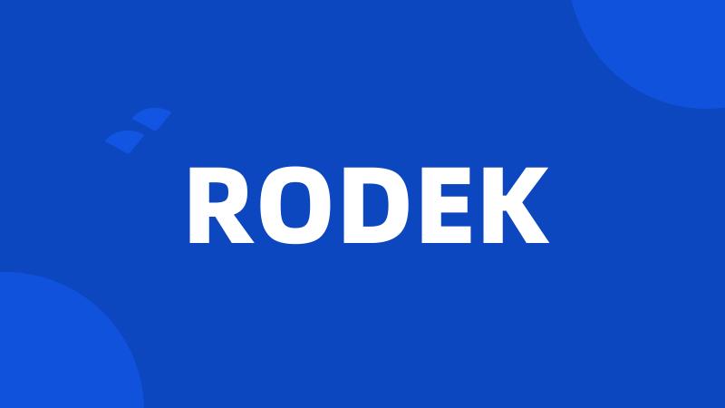 RODEK