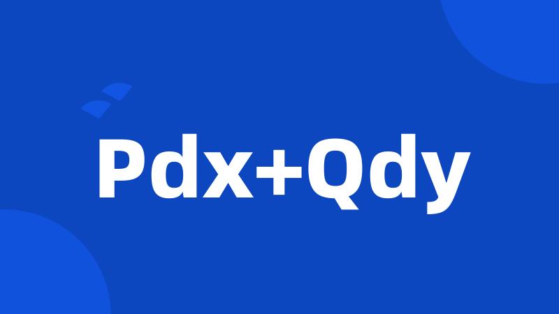 Pdx+Qdy