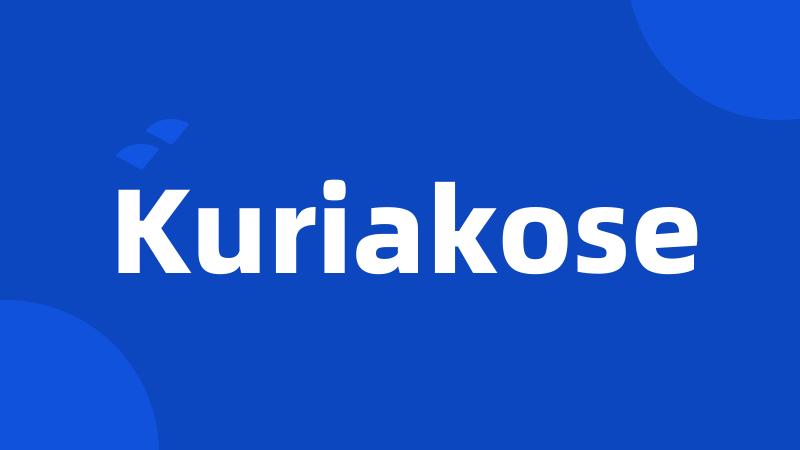 Kuriakose