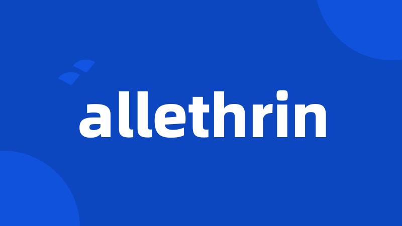 allethrin