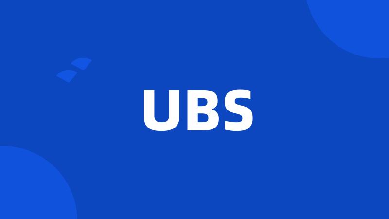 UBS