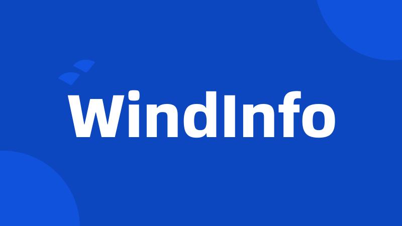 WindInfo