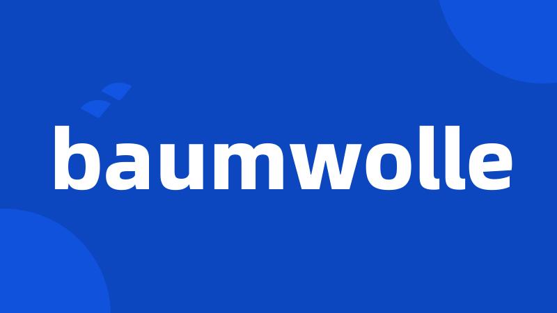 baumwolle