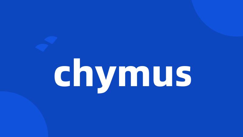 chymus