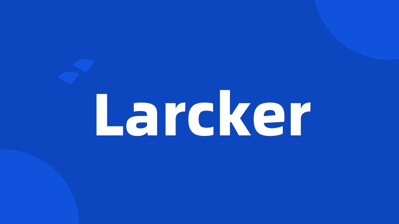Larcker