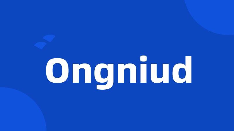 Ongniud