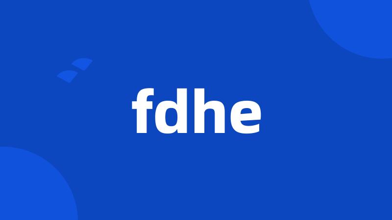 fdhe