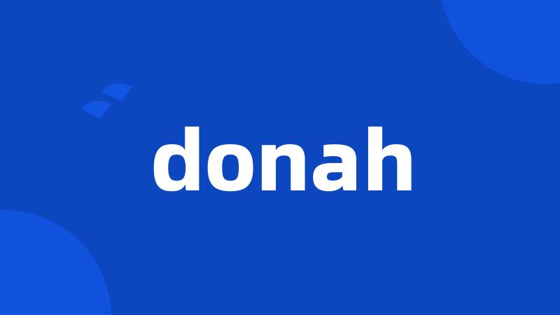 donah