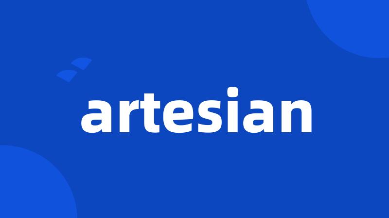 artesian