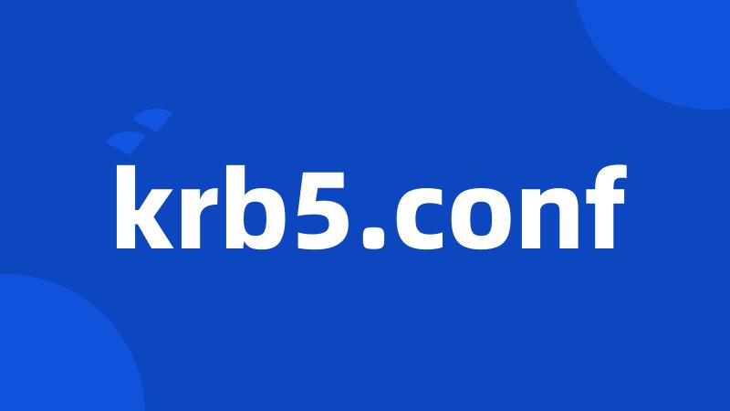 krb5.conf