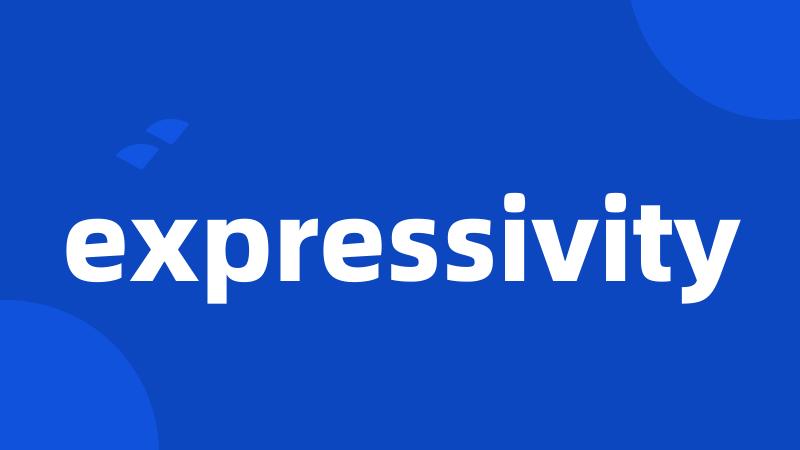 expressivity