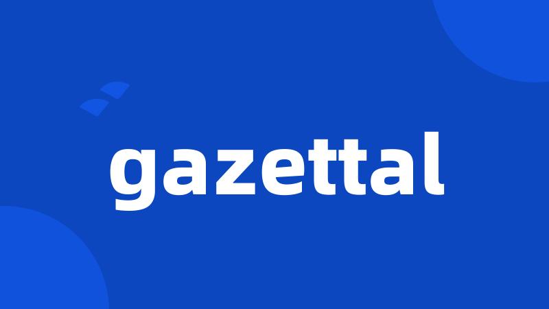 gazettal